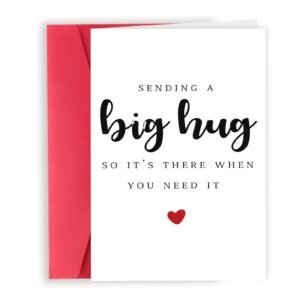 Funny Gifts for Women Men, Missing You Gift for Friends, Sympathy, Bereavement, Memorial, Grief Card, Get Well Soon, Thinking of You-Sending You A Big Hug