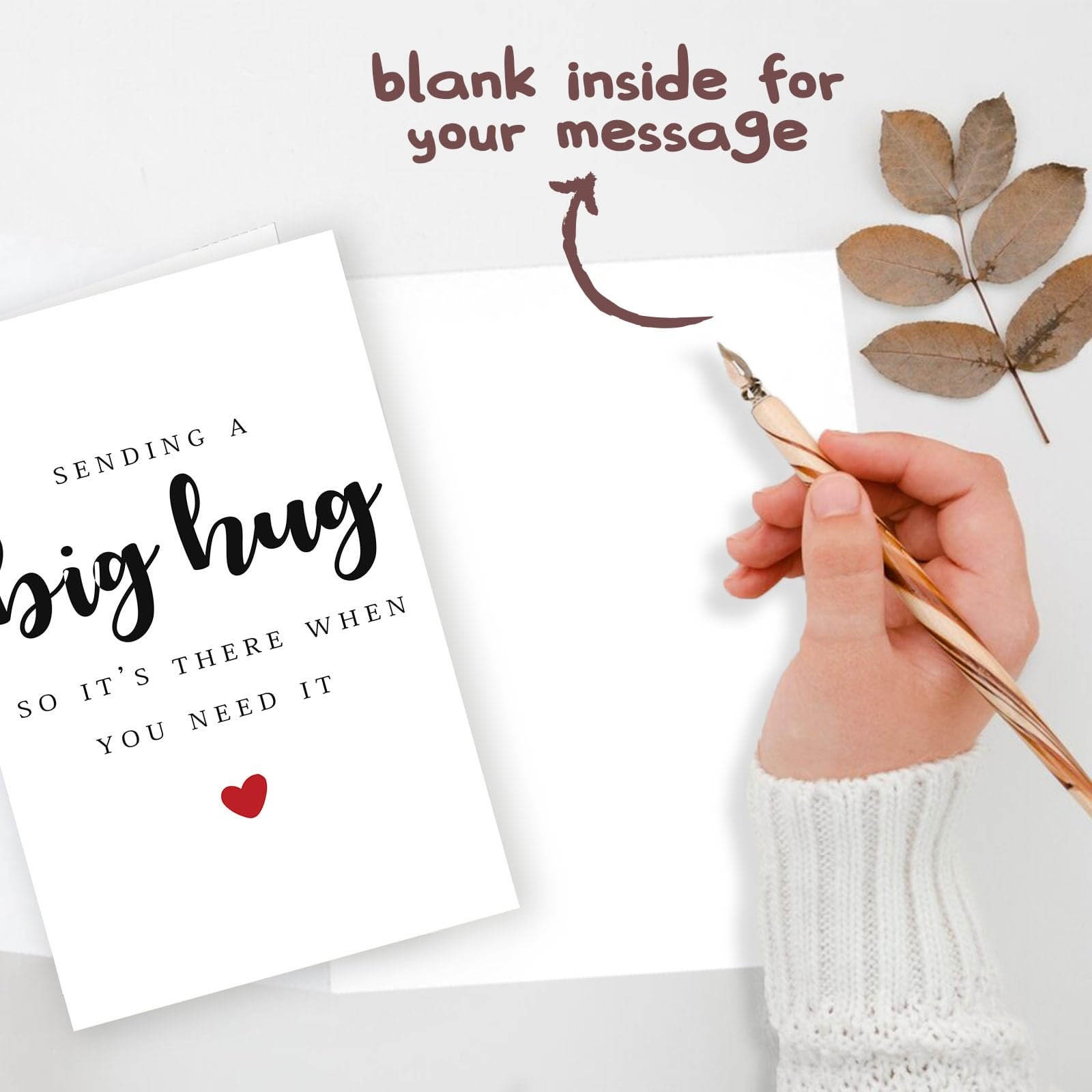 Funny Gifts for Women Men, Missing You Gift for Friends, Sympathy, Bereavement, Memorial, Grief Card, Get Well Soon, Thinking of You-Sending You A Big Hug - Image 6