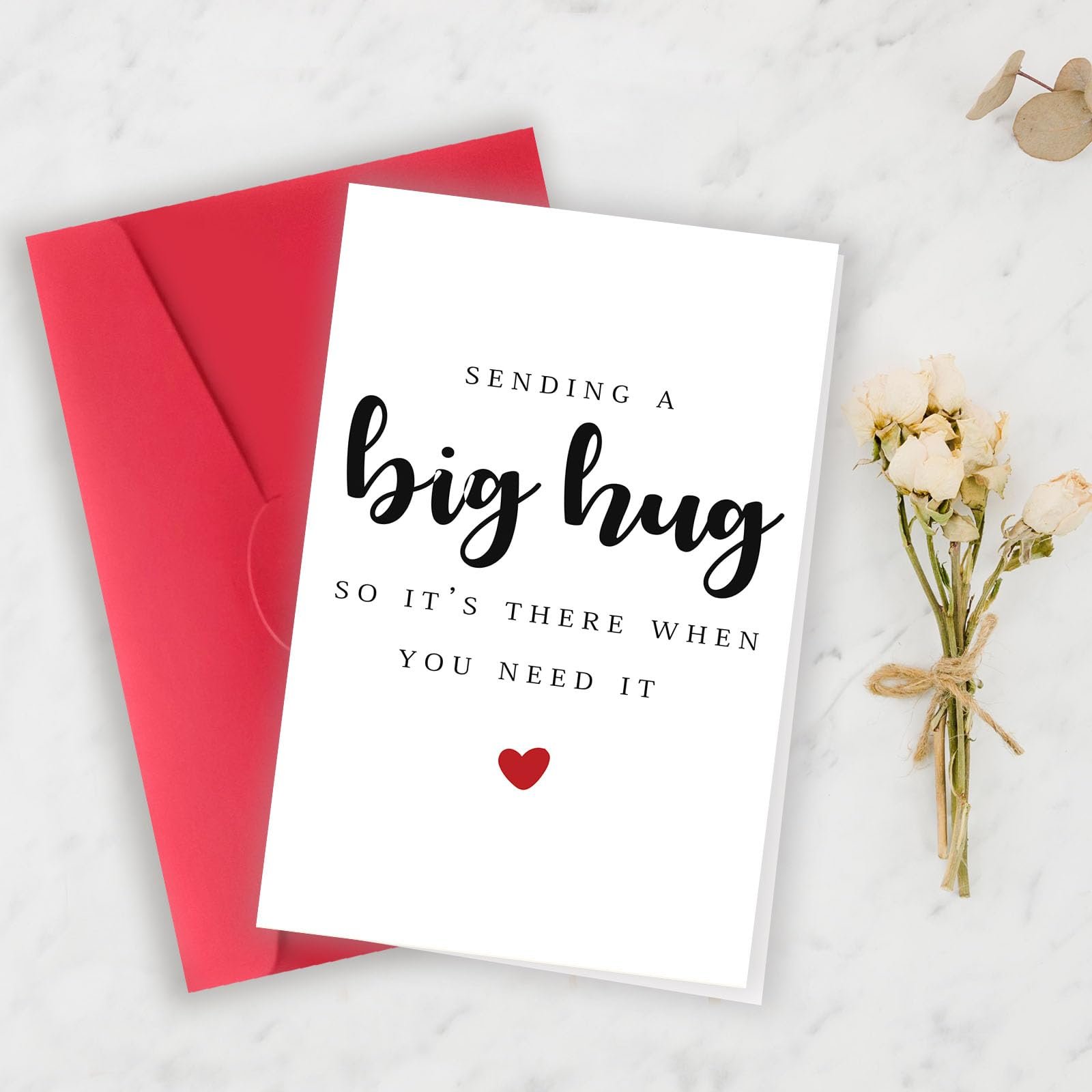 Funny Gifts for Women Men, Missing You Gift for Friends, Sympathy, Bereavement, Memorial, Grief Card, Get Well Soon, Thinking of You-Sending You A Big Hug - Image 5