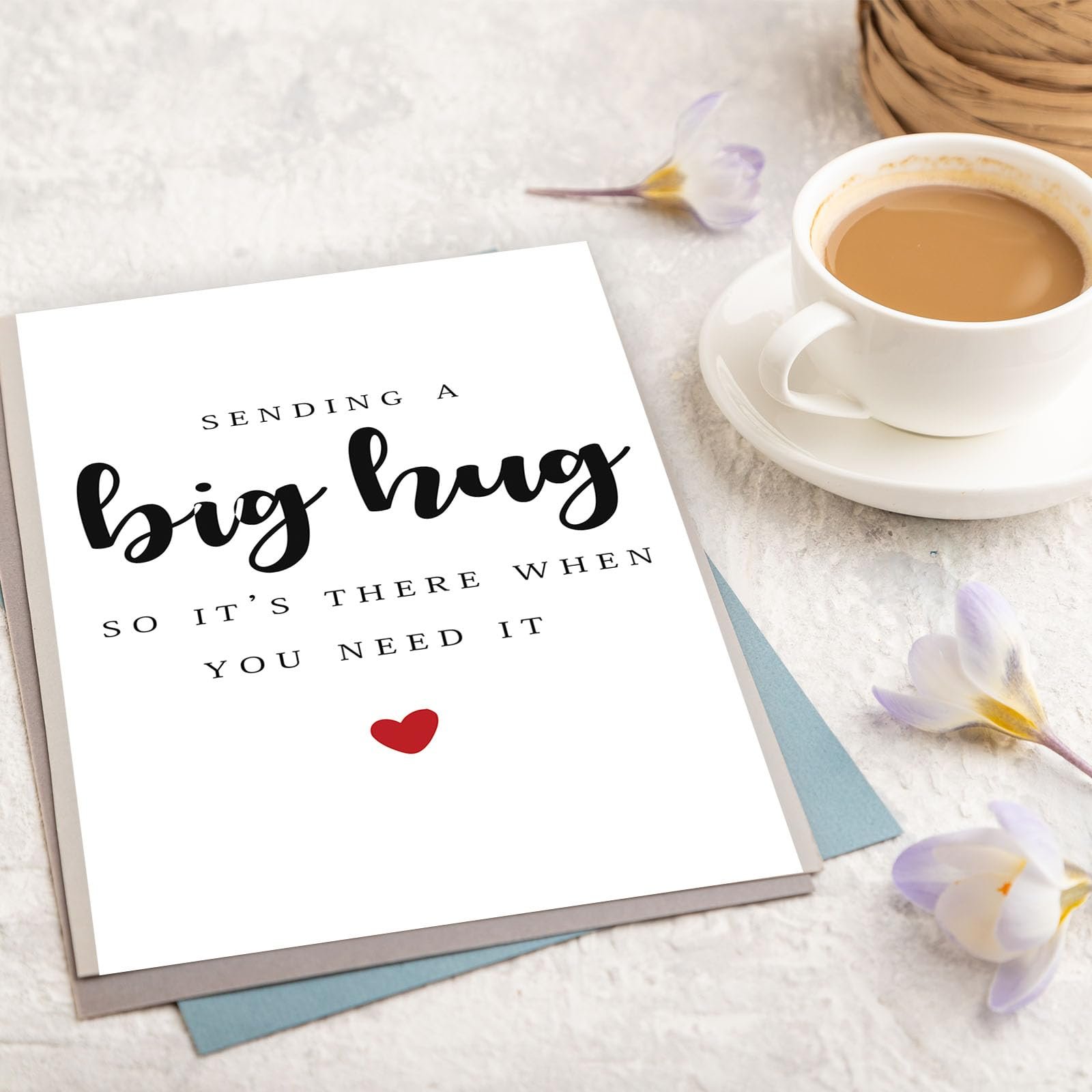 Funny Gifts for Women Men, Missing You Gift for Friends, Sympathy, Bereavement, Memorial, Grief Card, Get Well Soon, Thinking of You-Sending You A Big Hug - Image 4
