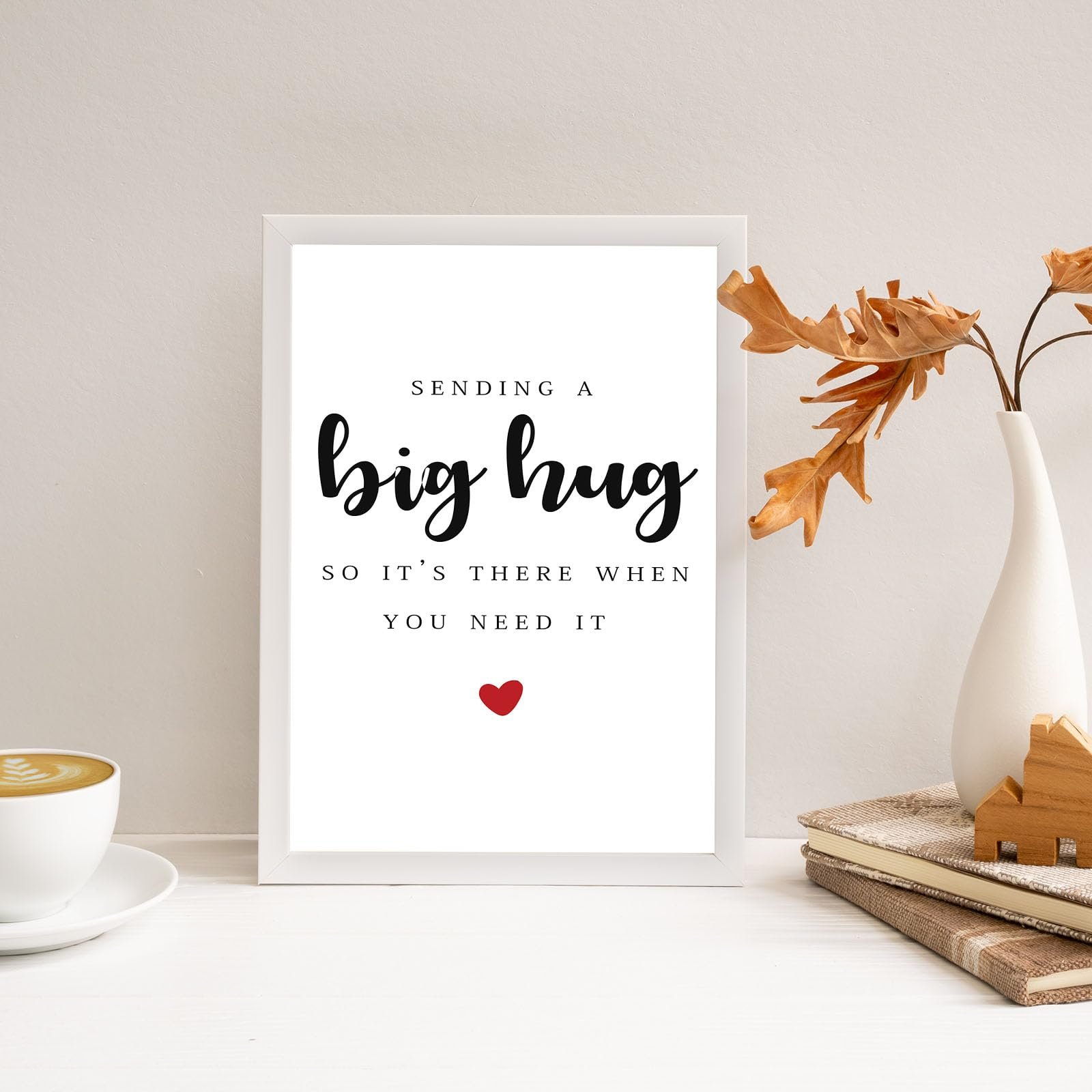 Funny Gifts for Women Men, Missing You Gift for Friends, Sympathy, Bereavement, Memorial, Grief Card, Get Well Soon, Thinking of You-Sending You A Big Hug - Image 2